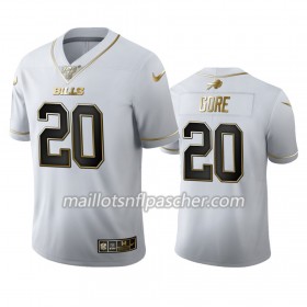 Maillot Buffalo Bills Frank Gore 20 Nike Blanc Golden Edition 100th - Homme